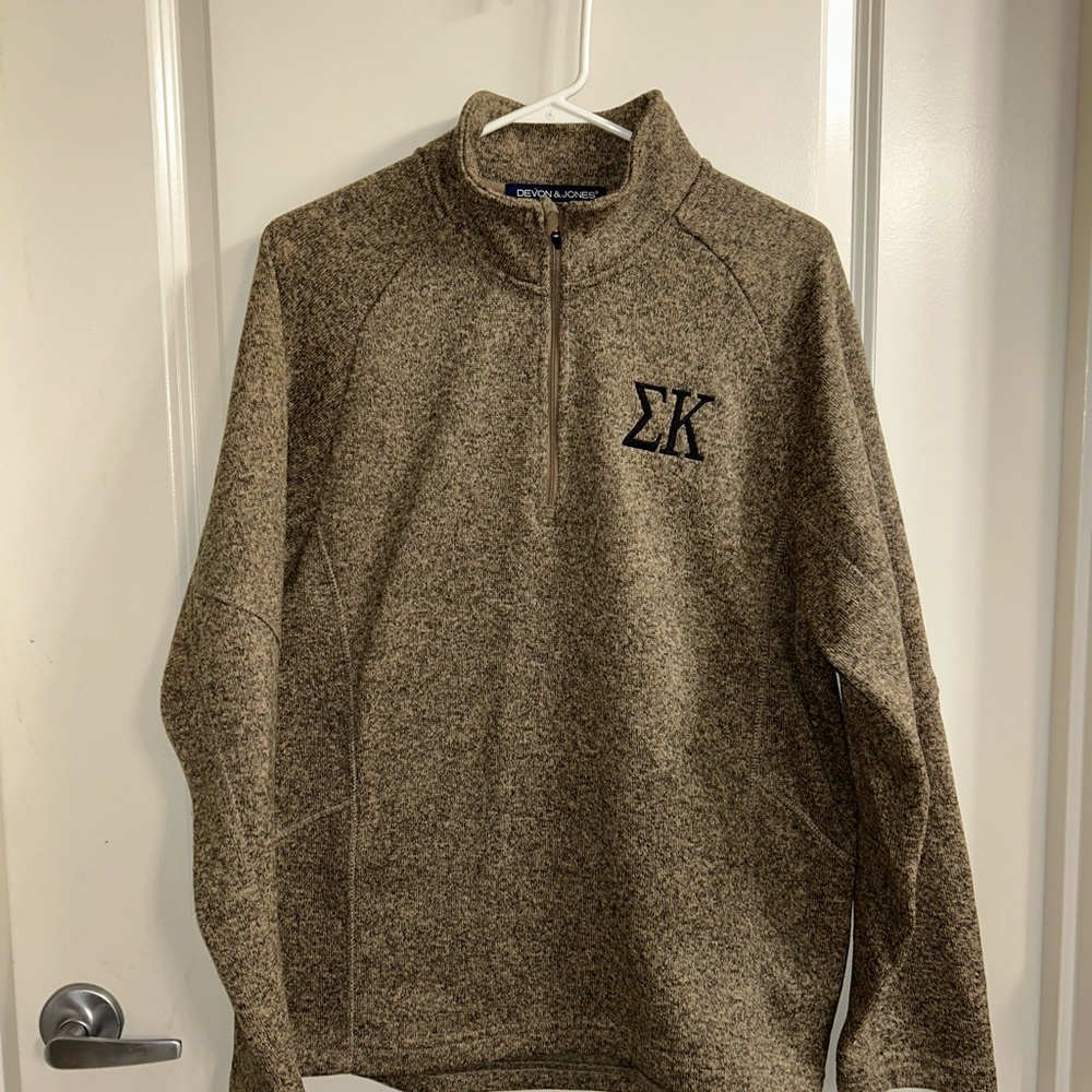 Heather Brown Quarter-Zip sigma kappa sorority